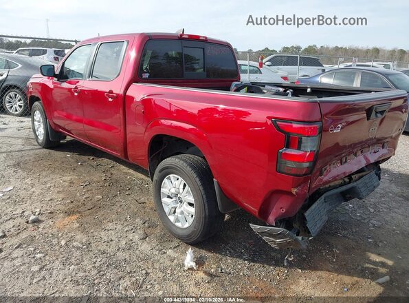 1N6ED1FJ5NN662437 2022 NISSAN FRONTIER Темно-бордовый Задняя левая четверть