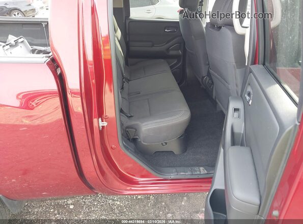 1N6ED1FJ5NN662437 2022 NISSAN FRONTIER Темно-бордовый Вид наклейки с VIN-кодом