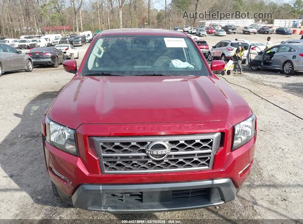 1N6ED1FJ5NN662437 2022 NISSAN FRONTIER Темно-бордовый Вид щитка приборов