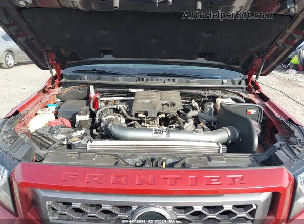 1N6ED1FJ5NN662437 2022 NISSAN FRONTIER Темно-бордовый Вид сзади