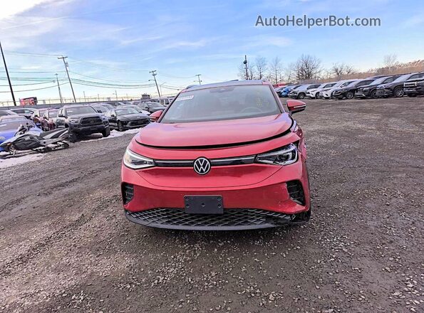 1V25MPE82PC020940 2023 VOLKSWAGEN ID.4 Red წინა ხედი