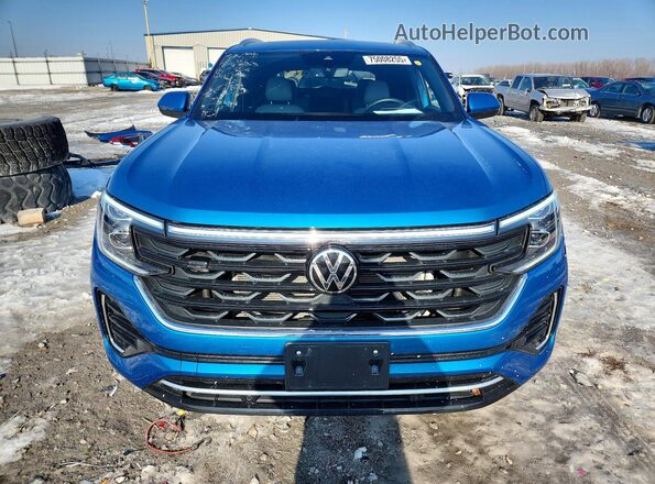 1V2AE2CA1RC246815 2024 VOLKSWAGEN ATLAS Blue Դիմացի տեսք