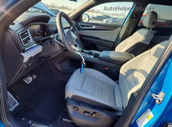 1V2AE2CA1RC246815 2024 VOLKSWAGEN ATLAS Blue Սալոնի դիմացի տեսք