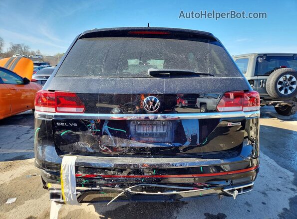 1V2AR2CA2NC523325 2022 VOLKSWAGEN ATLAS Black Вид ззаду