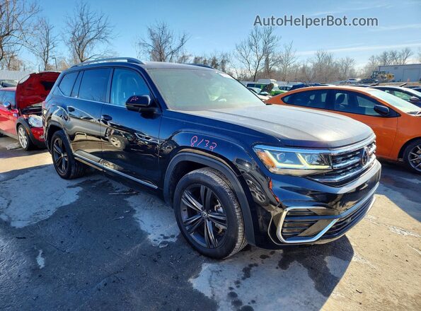 1V2AR2CA2NC523325 2022 VOLKSWAGEN ATLAS Black Передня права чверть
