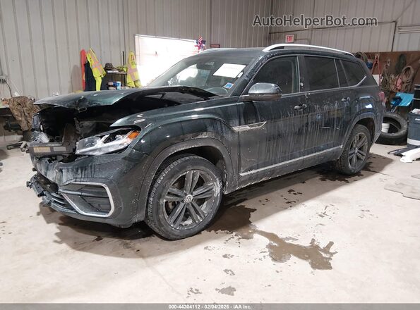 1V2AR2CA3NC501690 2022 VOLKSWAGEN ATLAS Зеленый Передняя левая четверть