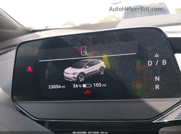 1V2BMPE8XRC002708 2024 VOLKSWAGEN ID.4 White უკანა სავარძლების ხედი