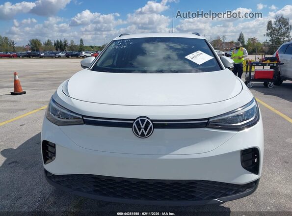 1V2BMPE8XRC002708 2024 VOLKSWAGEN ID.4 White წინა პანელის ხედი