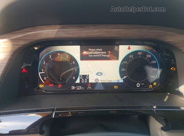 1V2BR2CA0SC535358 2025 VOLKSWAGEN ATLAS Green Widok zestawu wskaźników