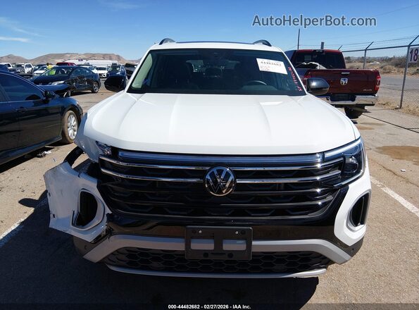 1V2CR2CA1SC538208 2025 VOLKSWAGEN ATLAS Белый Вид щитка приборов