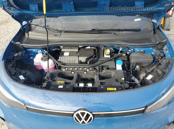 1V2CRPE83SC016221 2025 VOLKSWAGEN ID.4 Blue Widok komory silnika