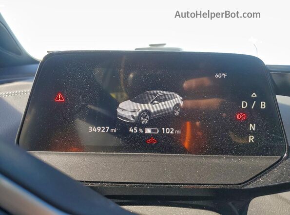 1V2DNPE85PC055108 2023 VOLKSWAGEN ID.4 White Instrument cluster view