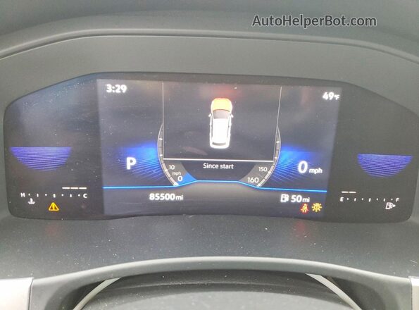 1V2DP2CA1PC513472 2023 VOLKSWAGEN ATLAS White Instrument cluster view