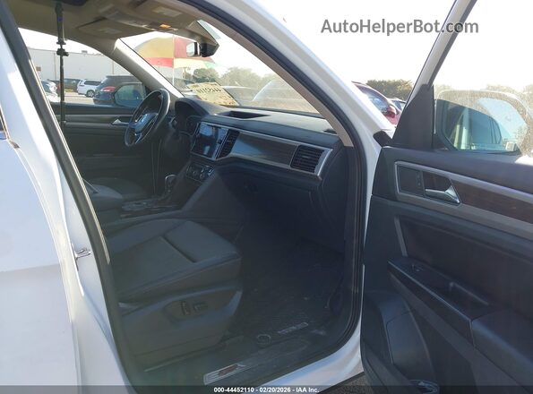 1V2ER2CA4KC598430 2019 VOLKSWAGEN ATLAS White Вид салону спереду