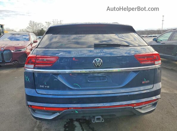 1V2KE2CA7NC203403 2022 VOLKSWAGEN ATLAS Blue Vista trasera
