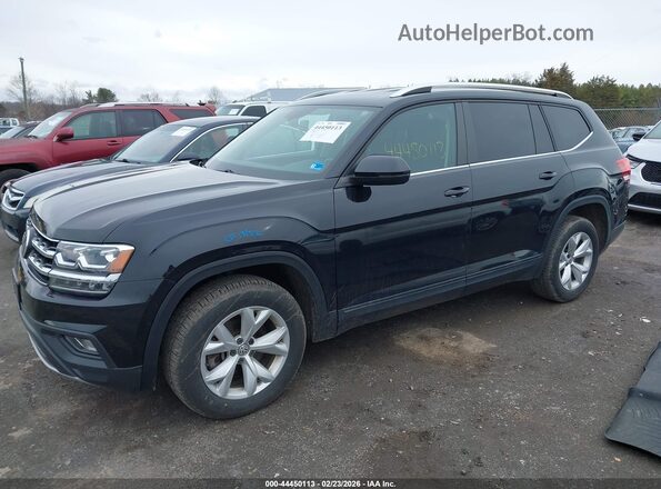 1V2LR2CA8KC503939 2019 VOLKSWAGEN ATLAS Черный Передняя левая четверть