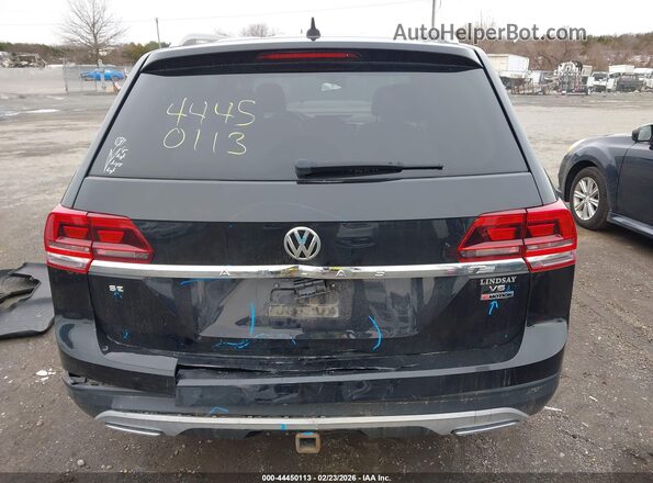 1V2LR2CA8KC503939 2019 VOLKSWAGEN ATLAS Черный Вид спереди