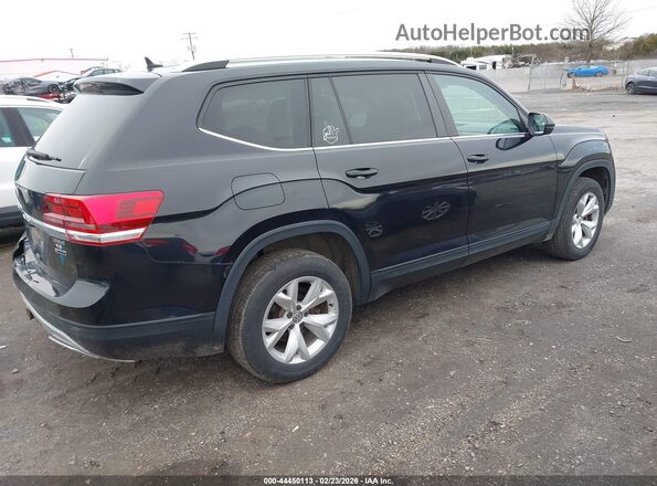 1V2LR2CA8KC503939 2019 VOLKSWAGEN ATLAS Черный Задняя правая четверть