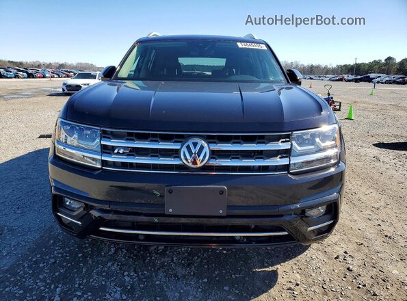1V2SR2CA3JC588361 2018 VOLKSWAGEN ATLAS Black წინა ხედი