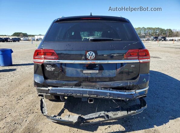 1V2SR2CA3JC588361 2018 VOLKSWAGEN ATLAS Black უკანა ხედი