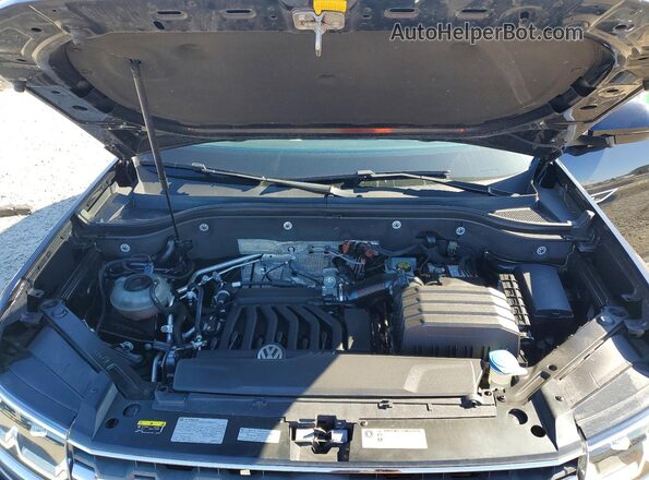 1V2SR2CA3JC588361 2018 VOLKSWAGEN ATLAS Black ძრავის განყოფილების ხედი