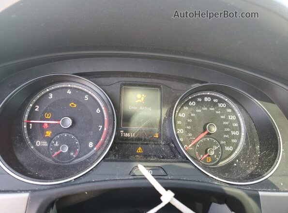 1V2WR2CAXKC618183 2019 VOLKSWAGEN ATLAS White Vista del cuadro de instrumentos