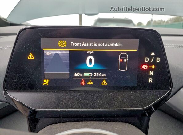 1V2WSPE81SC007230 2025 VOLKSWAGEN ID.4 Black Instrument cluster view