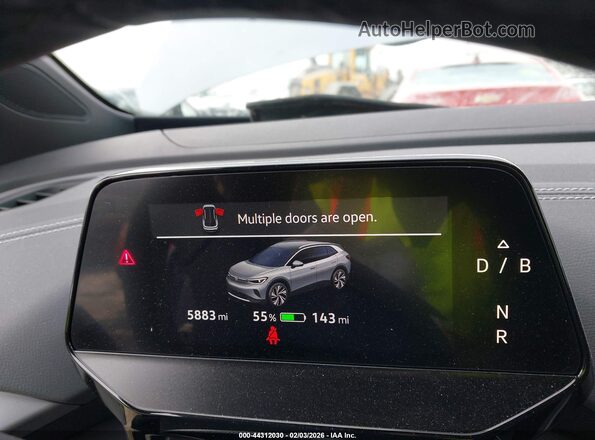 1V2WSPE84RC017485 2024 VOLKSWAGEN ID.4 Blue Rear seats view