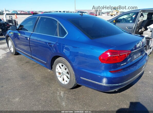 1VWAT7A30GC038217 2016 VOLKSWAGEN PASSAT Blue უკანა მარცხენა