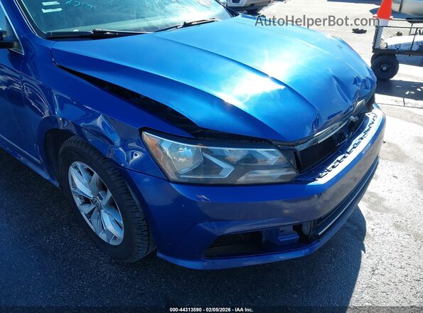 1VWAT7A30GC038217 2016 VOLKSWAGEN PASSAT Blue წინა ხედი