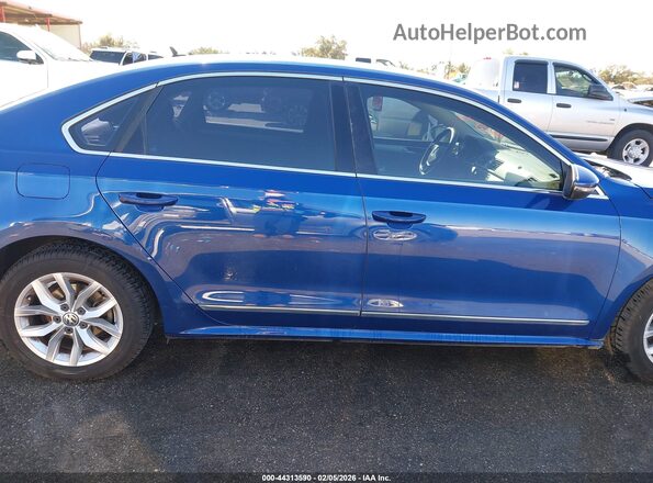 1VWAT7A30GC038217 2016 VOLKSWAGEN PASSAT Blue უკანა სალონის ხედი