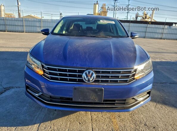 1VWAT7A39GC039642 2016 VOLKSWAGEN PASSAT Blue Widok z przodu