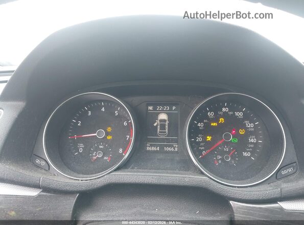 1VWBT7A32HC077039 2017 VOLKSWAGEN PASSAT Silver Հետևի նստատեղերի տեսք