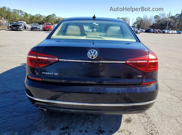 1VWBT7A39HC079581 2017 VOLKSWAGEN PASSAT Черный Вид сзади