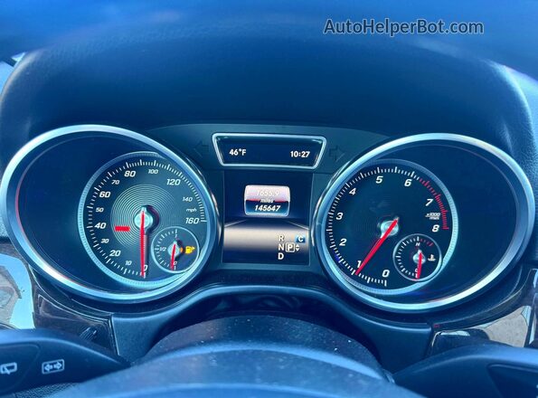 4JGDA5HB7HA820966 2017 MERCEDES-BENZ GLE Black Vista del cuadro de instrumentos