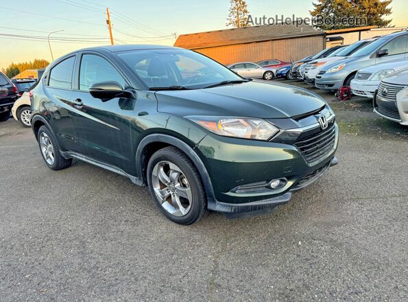3CZRU5H55HM709616 2017 HONDA HR-V Green Tył lewy