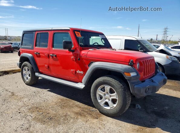 1C4HJXDN9KW549405 2019 JEEP WRANGLER Red 