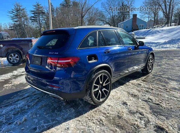 WDC0G6EB2JV025490 2018 MERCEDES-BENZ GLC-CLASS Blue Передня права чверть