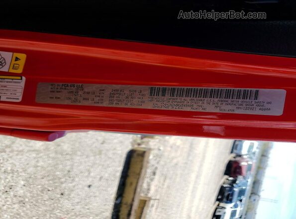 1C4HJXDN9KW549405 2019 JEEP WRANGLER Red 