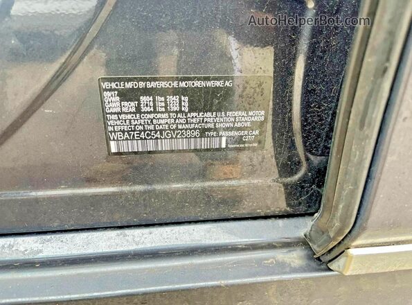 WBA7E4C54JGV23896 2018 BMW 7 SERIES Blue 