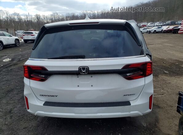5FNRL6H78SB052080 2025 HONDA ODYSSEY White Vista interior delantera