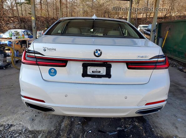 WBA7T2C01NCH53524 2022 BMW 7 SERIES White Vista interior delantera