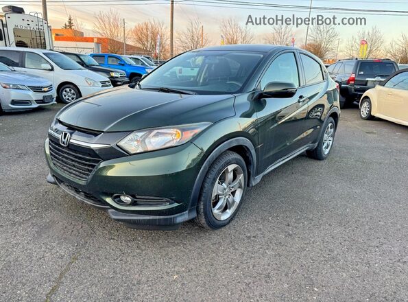 3CZRU5H55HM709616 2017 HONDA HR-V Green Tył prawy