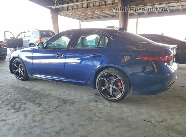 ZARFAEEN3H7530089 2017 ALFA ROMEO GIULIA Blue Tył prawy