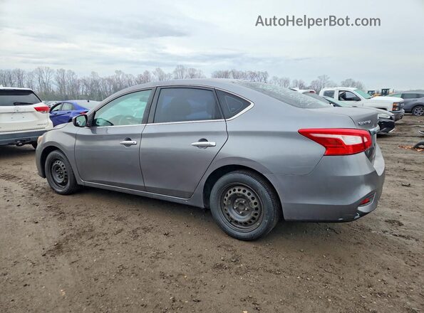 3N1AB7AP6KY354877 2019 NISSAN SENTRA Gray 