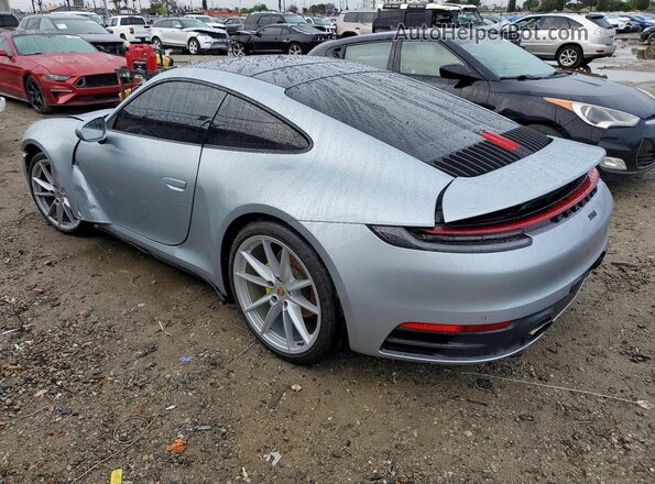 WP0AA2A92LS205578 2020 PORSCHE 911 Silver Задня права чверть