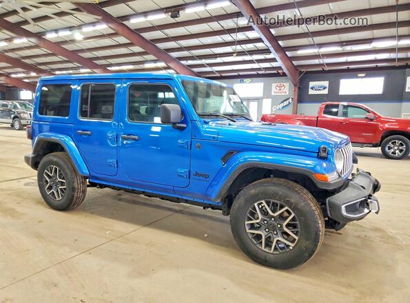 1C4PJXEN1SW644941 2025 JEEP WRANGLER Blue Դիմացի տեսք