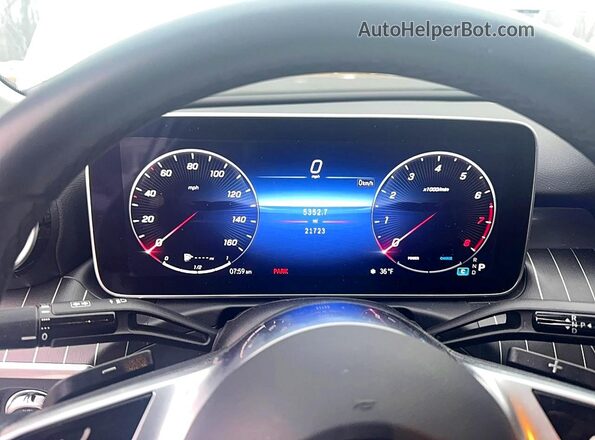 W1KAF4HB6PR136757 2023 MERCEDES-BENZ C Белый Вид щитка приборов