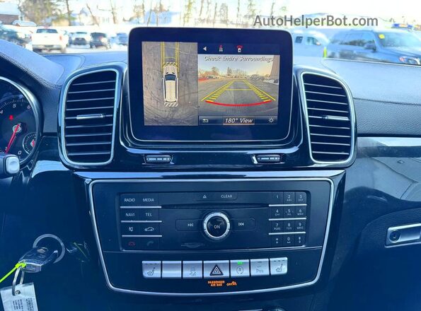 4JGDF6EEXJB178409 2018 MERCEDES-BENZ GLS Silver Սալոնի դիմացի տեսք