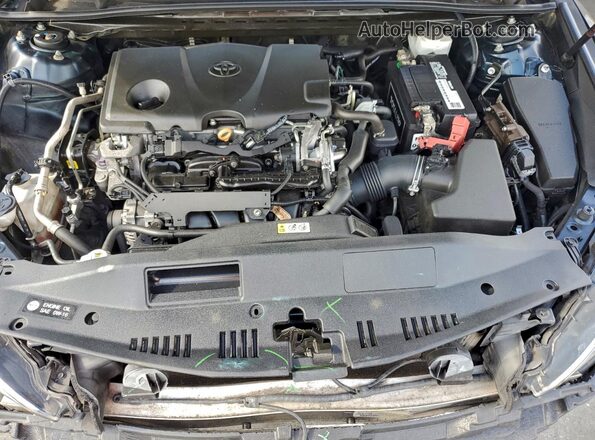 4T1B11HK2KU704600 2019 TOYOTA CAMRY Blue 